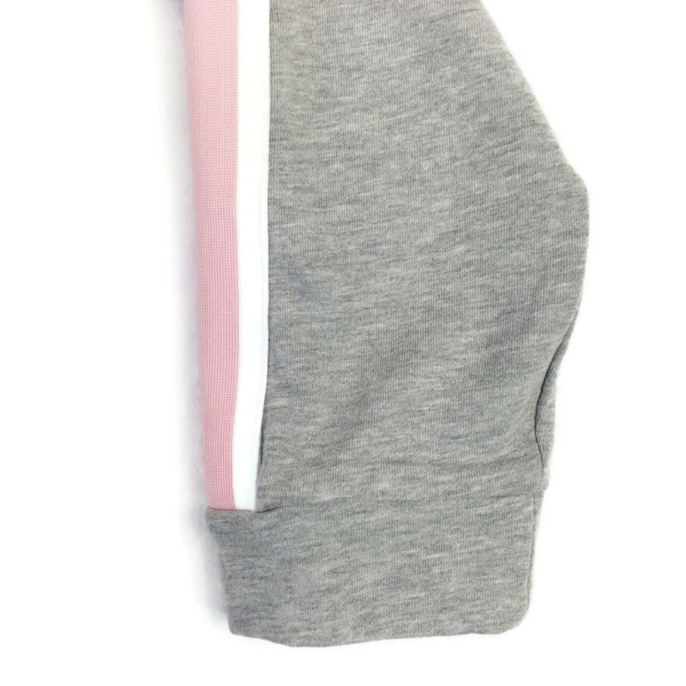 Venus Gray Pullover Long Split Sleeve Hooded Swea… - image 7